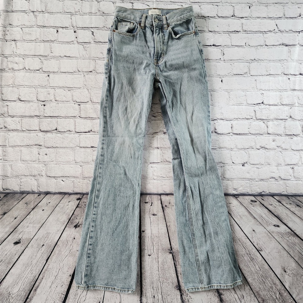 PacSun High Rise Bootcut Jeans Light Wash Blue Stretch Denim Size 23 Womens